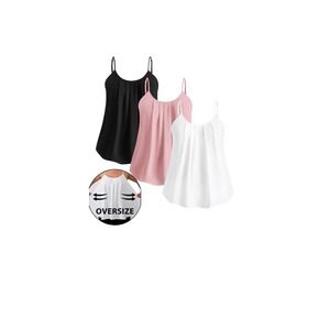 Shein-Set of 3. Plus Sz 24/26 Women Lose Fit Camisole. Elegant, Casual, everyday